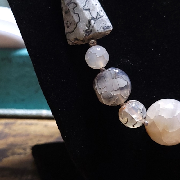 Hand Knotted Multi Gemstone Necklace - Picture 3 of 11